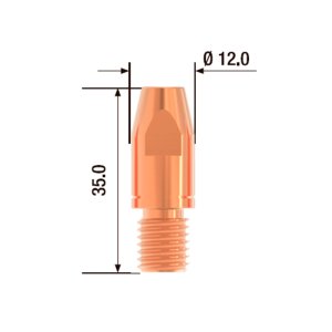 FUBAG Контактный наконечник M10х35 мм CuCrZr D=1.4 мм (25 шт.) в Череповце фото