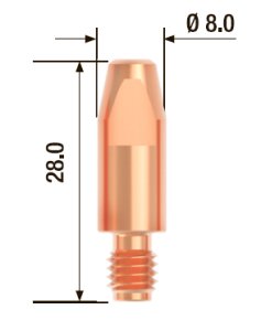 FUBAG Контактный наконечник M6 X 28мм ECU1.2мм/.045 дюйма (10 шт.) в Череповце фото