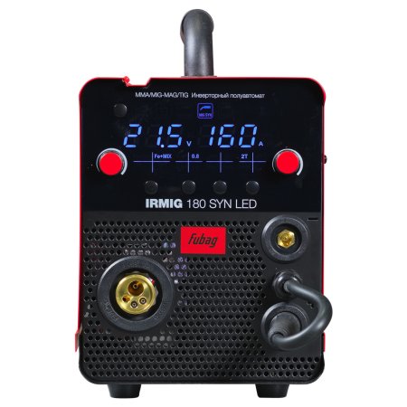 Полуавтомат сварочный инверторный FUBAG IRMIG 180 SYN LED с горелкой 250 А в комплекте в Череповце фото