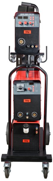Сварочный полуавтомат INMIG 500T DW SYN + Подающий механизм DRIVE INMIG DW SYN + Шланг-пакет 5 м + Горелка FB 500 3 м + Блок жидкостного охлаждения + Тележка в Череповце фото