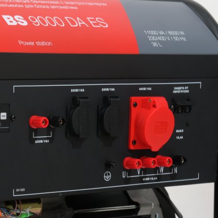 Бензиновый генератор FUBAG BS 9000 DA ES (трехфазный) с электростартером и коннектором автоматики в Череповце фото