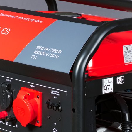 Бензиновый генератор FUBAG BS 8000 DA ES (трехфазный) с электростартером и коннектором автоматики в Череповце фото