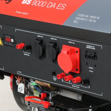 Бензиновый генератор FUBAG BS 9000 DA ES (трехфазный) с электростартером и коннектором автоматики в Череповце фото
