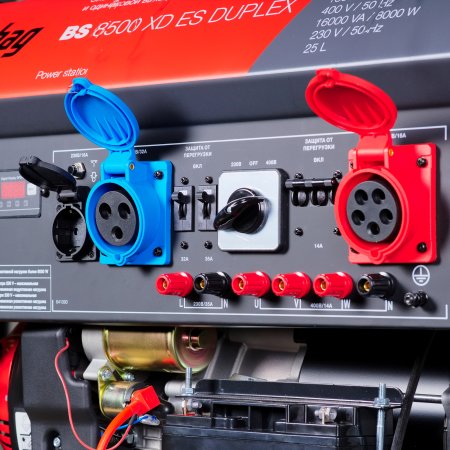 Бензиновый генератор FUBAG BS 8500 XD ES DUPLEX для одно и трехфазного режимов работы в Череповце фото