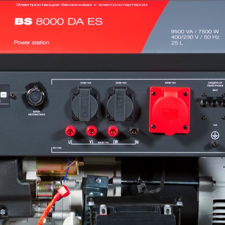 Бензиновый генератор FUBAG BS 8000 DA ES (трехфазный) с электростартером и коннектором автоматики в Череповце фото