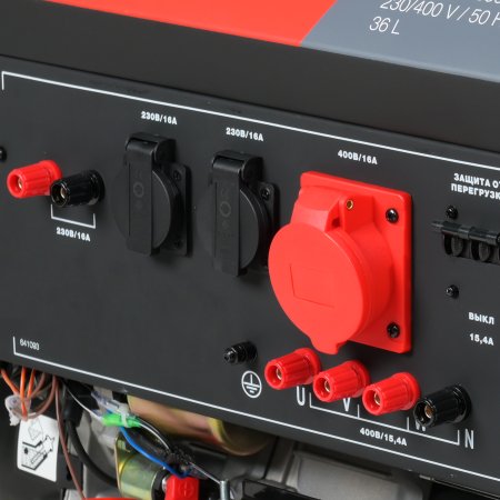 Бензиновый генератор FUBAG BS 9000 DA ES (трехфазный) с электростартером и коннектором автоматики в Череповце фото