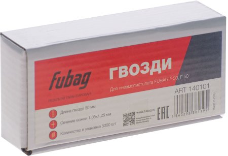 FUBAG Гвозди для F30 (F50 (1.05*1.25, 30 мм, 5000 шт) в Череповце фото