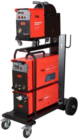 Сварочный полуавтомат INMIG 500T DW SYN + Подающий механизм DRIVE INMIG DW SYN + Шланг-пакет 5 м + Горелка FB 500 3 м + Блок жидкостного охлаждения + Тележка в Череповце фото