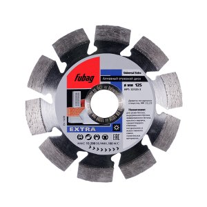 Алмазный отрезной диск FUBAG Universal Extra D125 мм/ 22.2 мм в Череповце фото