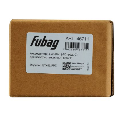Аккумулятор FUBAG li-ion 3Ah для инверторного генератора TI 11000 A ES (арт. 646211) купить в Череповце